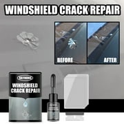 Teissuly Glass Windshield Crack Repair Kit Scratch Chip Crack Repair Fluid Kit Suitable For Car Or Home Window Glass 20ml
